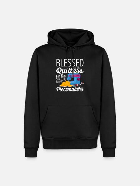 are the quilters - Men’s Premium Organic Hoodie - black