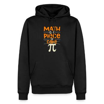 Mathe ist ein Kinderspiel Pi-Tag Lustige - Männer Premium Bio Hoodie - Schwarz - Vorne - Nico (187cm)