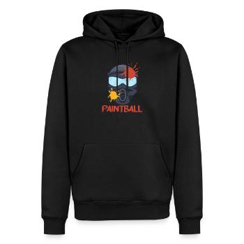 Paintball Gesichtsmaske Lustige Paint Ball Team - Männer Premium Bio Hoodie - Schwarz - Vorne - Nico (187cm)