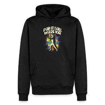 Paintball Warrior Paintballing Player Anniversaire - Sweat à capuche Premium bio Homme - noir - Devant - Nico (187cm)