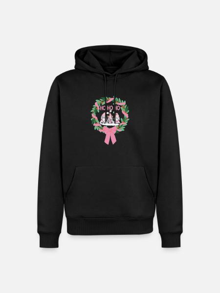 Ho Ho Ho Gonks - Men’s Premium Organic Hoodie - black