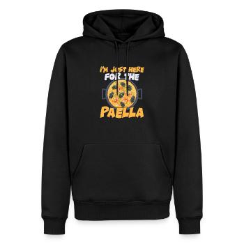 I'm Just Here For The Paella Food Espana Rice Dish - Männer Premium Bio Hoodie - Schwarz - Vorne - Nico (187cm)