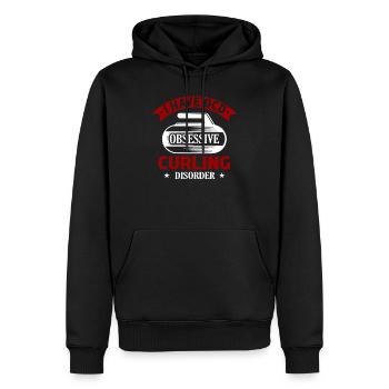 I Have OCD Obsessive Curling Disorder Ice Sport Cu - Männer Premium Bio Hoodie - Schwarz - Vorne - Nico (187cm)
