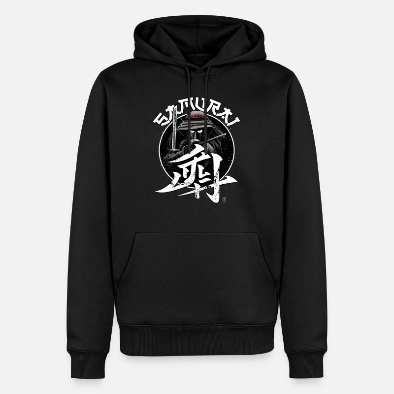 Samurai - Sweat à capuche Premium bio Homme - noir