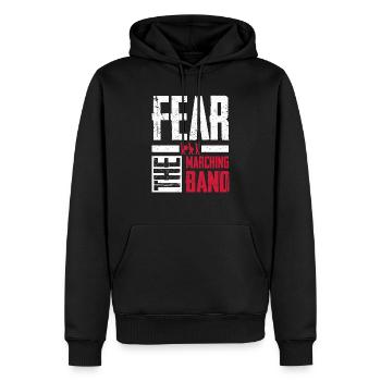 Fear The Marching Band Season Senior - Männer Premium Bio Hoodie - Schwarz - Vorne - Nico (187cm)