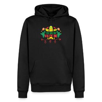 Ich bin Nacho Valentine Lustige mexikanische - Männer Premium Bio Hoodie - Schwarz - Vorne - Nico (187cm)