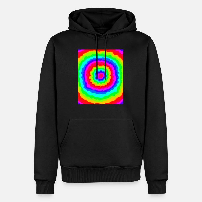 Le pouvoir des fleurs - Sweat à capuche Premium bio Homme - noir