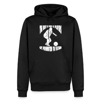 Bowler Bowling Club Bowling Bowling Bowling Club - Sweat à capuche Premium bio Homme - noir - Devant - Nico (187cm)
