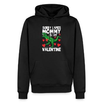 Sorry Ladies Mommy Is My Valentine Lustige - Männer Premium Bio Hoodie - Schwarz - Vorne - Nico (187cm)