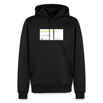 Lasst uns betrinken! - Männer Premium Bio Hoodie - Schwarz - Vorne - Nico (187cm)