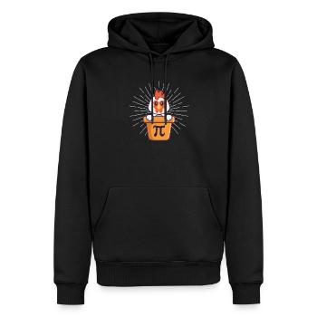 Chicken Pot Pie Lustig Math Pi Day Lustig Niedlich - Männer Premium Bio Hoodie - Schwarz - Vorne - Nico (187cm)
