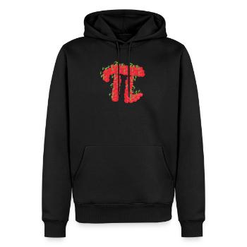 Kirsche Pi Day Lustiger Kuchen Kirschen 3.14 Humor - Männer Premium Bio Hoodie - Schwarz - Vorne - Nico (187cm)