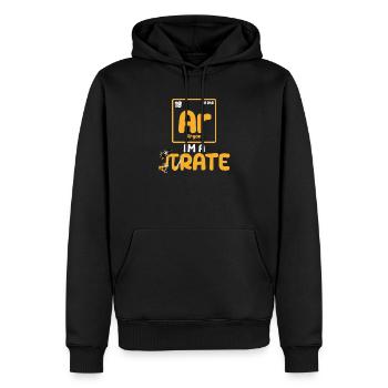 Ich bin ein PIrate Funny Pi Day Argon Ar Chemie - Männer Premium Bio Hoodie - Schwarz - Vorne - Nico (187cm)