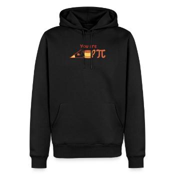 Vous êtes un doux Pi Day Cute Pie Knowledge - Sweat à capuche Premium bio Homme - noir - Devant - Nico (187cm)