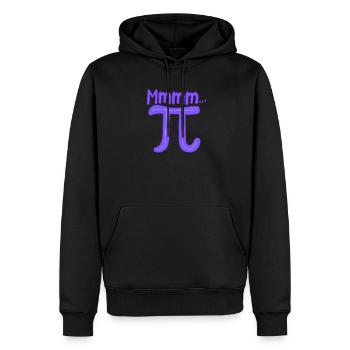 Mmm Pi Day Drôle Gâteau Amoureux Des Mathématiques Algèbre - Sweat à capuche Premium bio Homme - noir - Devant - Nico (187cm)