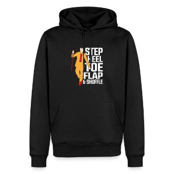 Step, Heel, Toe, Flap & Shuffle Tap Dance Tap Danc - Männer Premium Bio Hoodie - Schwarz - Vorne - Nico (187cm)