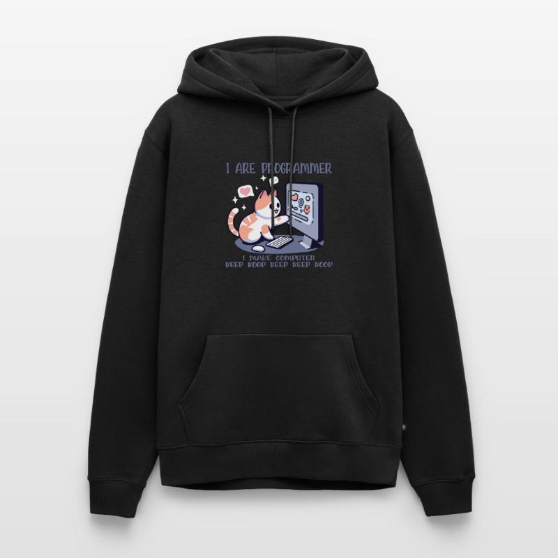 Ich bin Programmierer, lustige Katze Männer Premium Bio Hoodie
