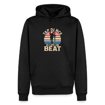 Tap Dance Is Life On Beat Tap Dancing Tap Dancer - Männer Premium Bio Hoodie - Schwarz - Vorne - Nico (187cm)