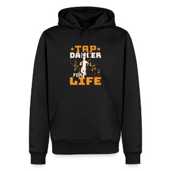 Tap Dancer For Life Tap Dance Tap Dancing - Männer Premium Bio Hoodie - Schwarz - Vorne - Nico (187cm)