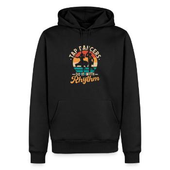 Tap Dancers Do It With Rhythm Tap Dance Tap Dancin - Männer Premium Bio Hoodie - Schwarz - Vorne - Nico (187cm)
