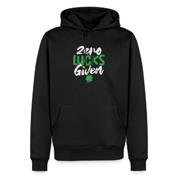 Pas de chance étant donné la drôle de Saint-Patrick irlandaise - Sweat à capuche Premium bio Homme - noir - Devant - Nico (187cm)