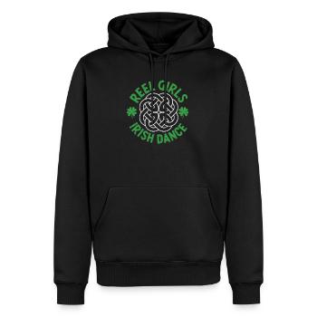 Reel Girls Irischer Tanz Lustig St Patricks Day - Männer Premium Bio Hoodie - Schwarz - Vorne - Nico (187cm)