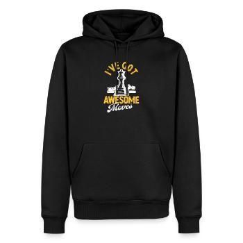 I've Got Awesome Moves Schachspieler Stratege - Männer Premium Bio Hoodie - Schwarz - Vorne - Nico (187cm)
