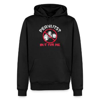 Peanuts? Nut For Me Nut Allergic Awareness - Männer Premium Bio Hoodie - Schwarz - Vorne - Nico (187cm)