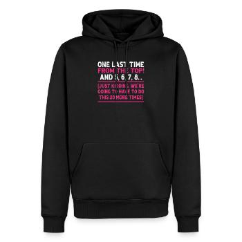 Ein letztes Mal vom besten lustigen Tanzliebhaber - Männer Premium Bio Hoodie - Schwarz - Vorne - Nico (187cm)