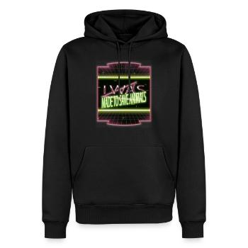 Protection de l’environnement Cruauté Conservation de la nature Sentier des femmes - Sweat à capuche Premium bio Homme - noir - Devant - Nico (187cm)