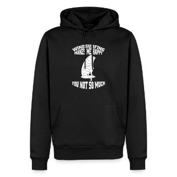 Windsurfing Kitesurfer Kitesurfing Windsurfer - Männer Premium Bio Hoodie - Schwarz - Vorne - Nico (187cm)