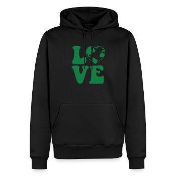 Tag der Erde Lustig Ehrfurchtgebietende Umweltnatur - Männer Premium Bio Hoodie - Schwarz - Vorne - Nico (187cm)