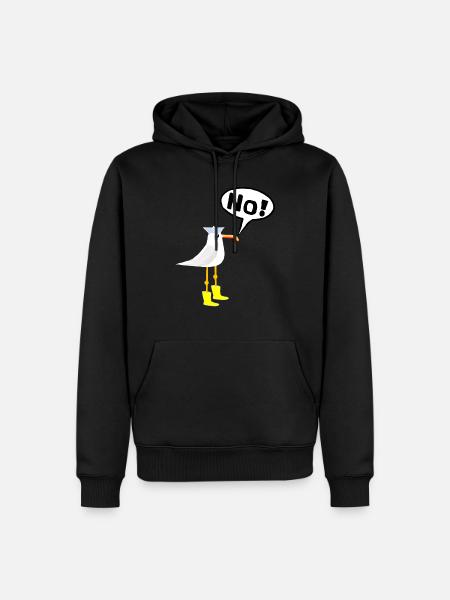 Nope not today - Men’s Premium Organic Hoodie - black