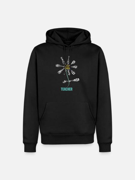 Lehrer aller Dinge - Männer Premium Bio Hoodie - Schwarz