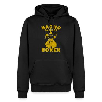 Boxer Boxen Lustiger Nacho Durchschnittlicher Cinco de Mayo - Männer Premium Bio Hoodie - Schwarz - Vorne - Nico (187cm)