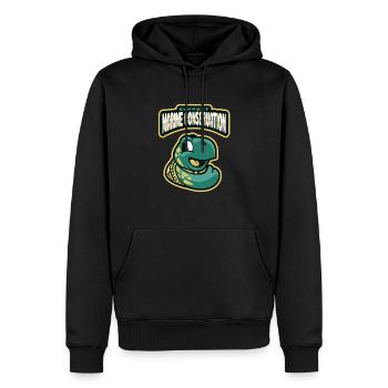 Meeresschutz - Männer Premium Bio Hoodie - Schwarz - Vorne - Nico (187cm)