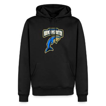 Meeresschutz - Männer Premium Bio Hoodie - Schwarz - Vorne - Nico (187cm)