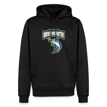 Meeresschutz - Männer Premium Bio Hoodie - Schwarz - Vorne - Nico (187cm)
