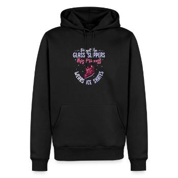 Princess of the Rink: Skates Over Slippers - Männer Premium Bio Hoodie - Schwarz - Vorne - Nico (187cm)