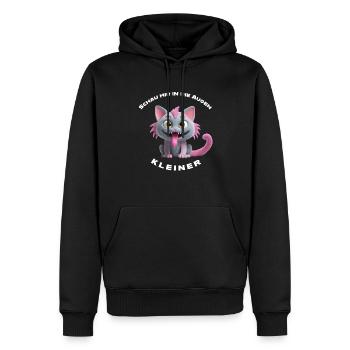 Schau mir in die Augen Kleiner - Männer Premium Bio Hoodie - Schwarz - Vorne - Nico (187cm)