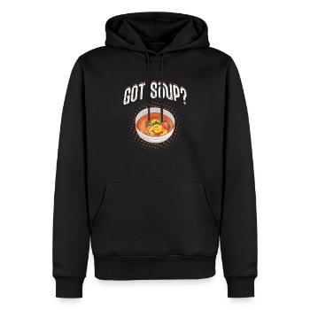 Got Soup? Meal Food Bowl - Männer Premium Bio Hoodie - Schwarz - Vorne - Nico (187cm)