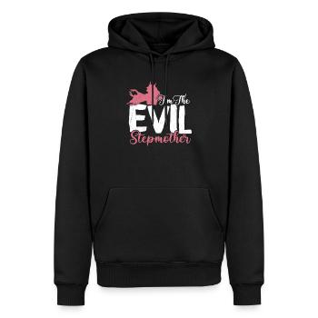 I'm The Evil Stepmother Adoption Bonus Mom - Men’s Premium Organic Hoodie - black - Front - Nico (187cm)