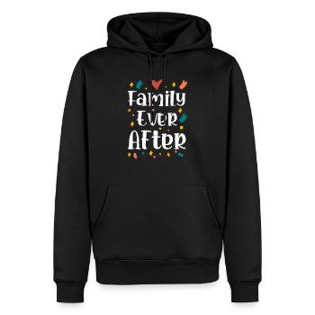 Family Ever After Adoption Adopt Family - Men’s Premium Organic Hoodie - black - Front - Nico (187cm)