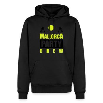 Mallorca Party Crew - Sweat à capuche Premium bio Homme - noir - Devant - Nico (187cm)