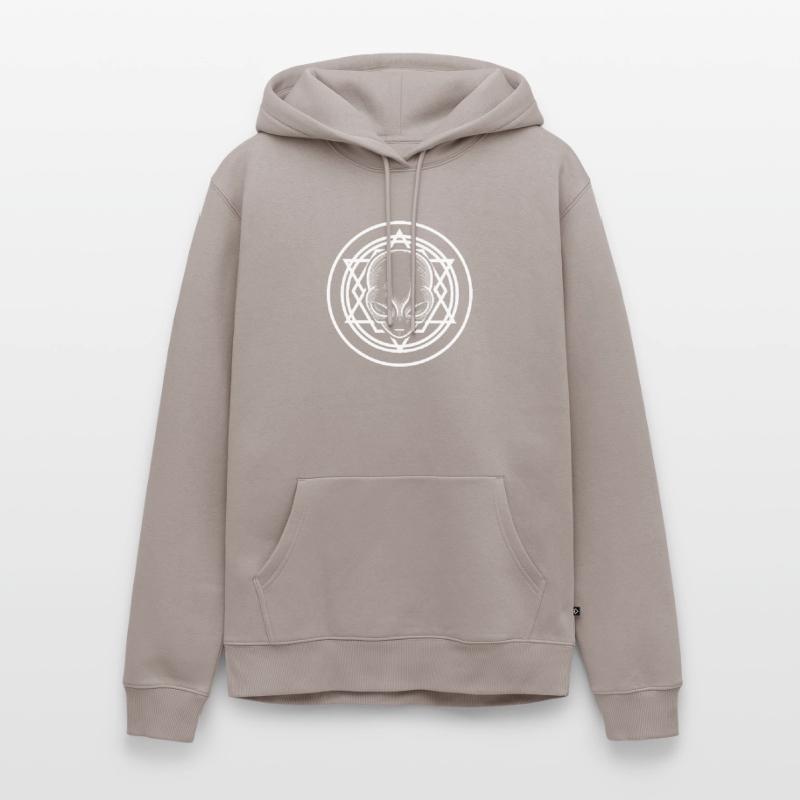 Sacred Geometry Alien TShirt Extraterrestrial Life Men’s Premium Organic Hoodie