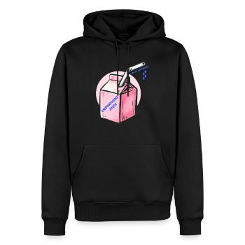 Behavior Optimist Gifts - Men’s Premium Organic Hoodie - black - Front - Nico (187cm)