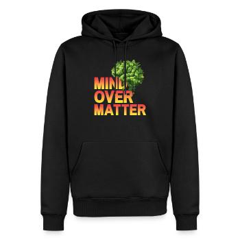 Verstand über Materie, Bewusstsein für psychische Gesundheit - Männer Premium Bio Hoodie - Schwarz - Vorne - Nico (187cm)