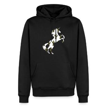 Viele kleine Kakteen Einhorn Shirt Kakteen Sukkulenten - Männer Premium Bio Hoodie - Schwarz - Vorne - Nico (187cm)