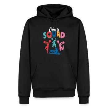 Cheer Squad Cheerleader Cheerleading - Männer Premium Bio Hoodie - Schwarz - Vorne - Nico (187cm)