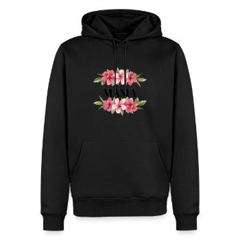 Beste Mama der Welt Geschenk - Männer Premium Bio Hoodie - Schwarz - Vorne - Nico (187cm)